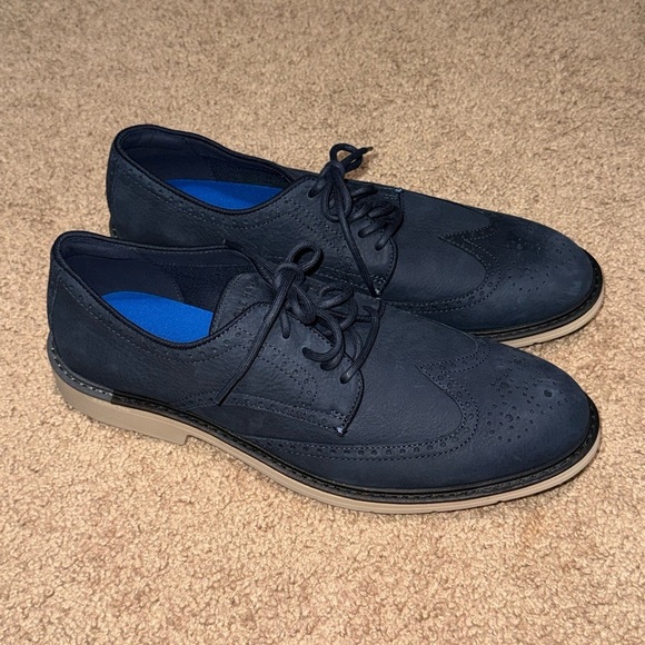 Cole Haan • Go-To Wingtip Oxford • Blue Suede - Picture 8 of 8